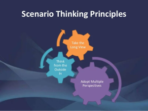 Online Training – Scenario Thinking for Business Planning